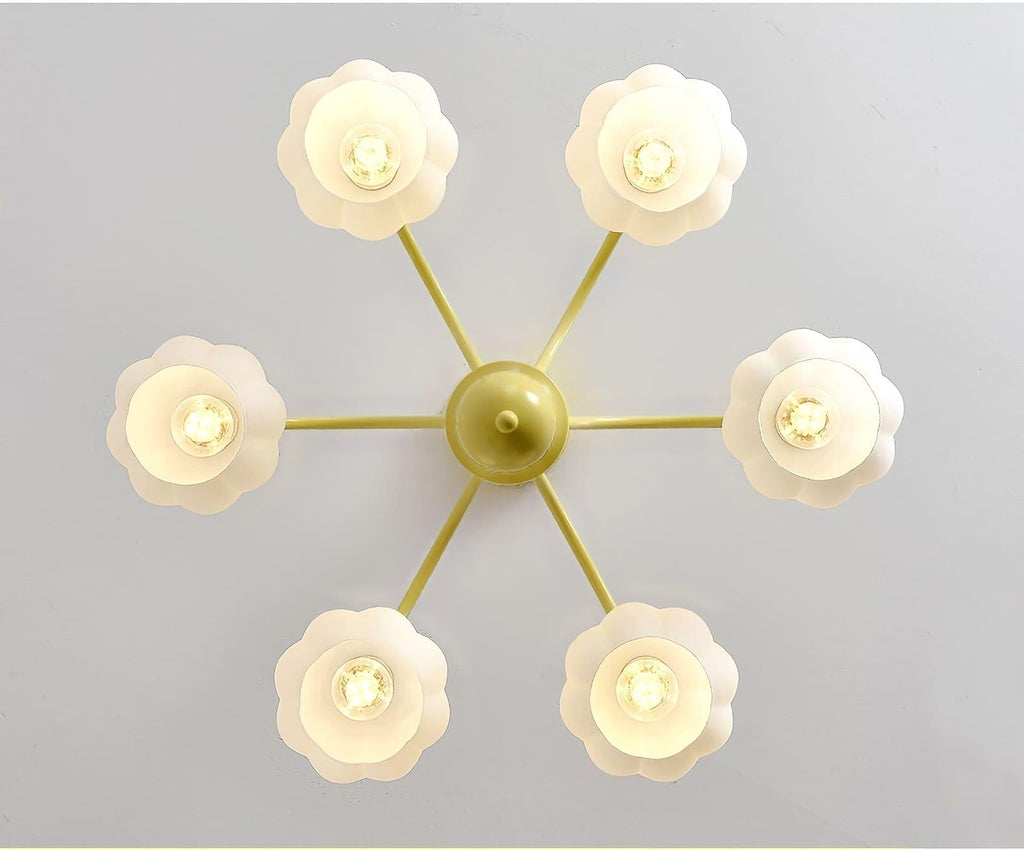 Cream Style Pumpkin Chandelier