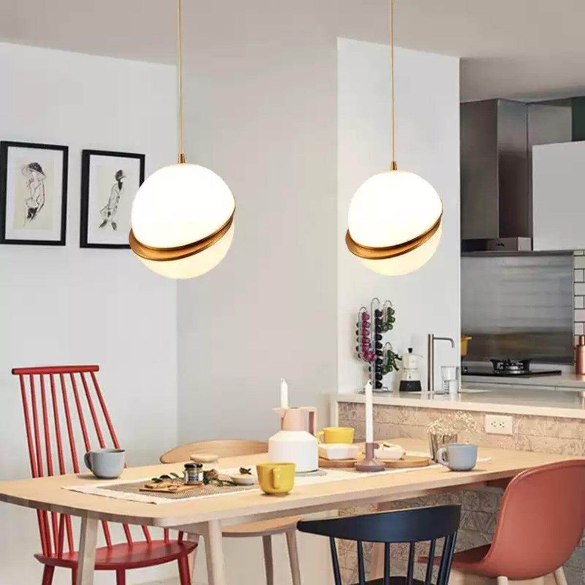 Crescent Pendant Lamp
