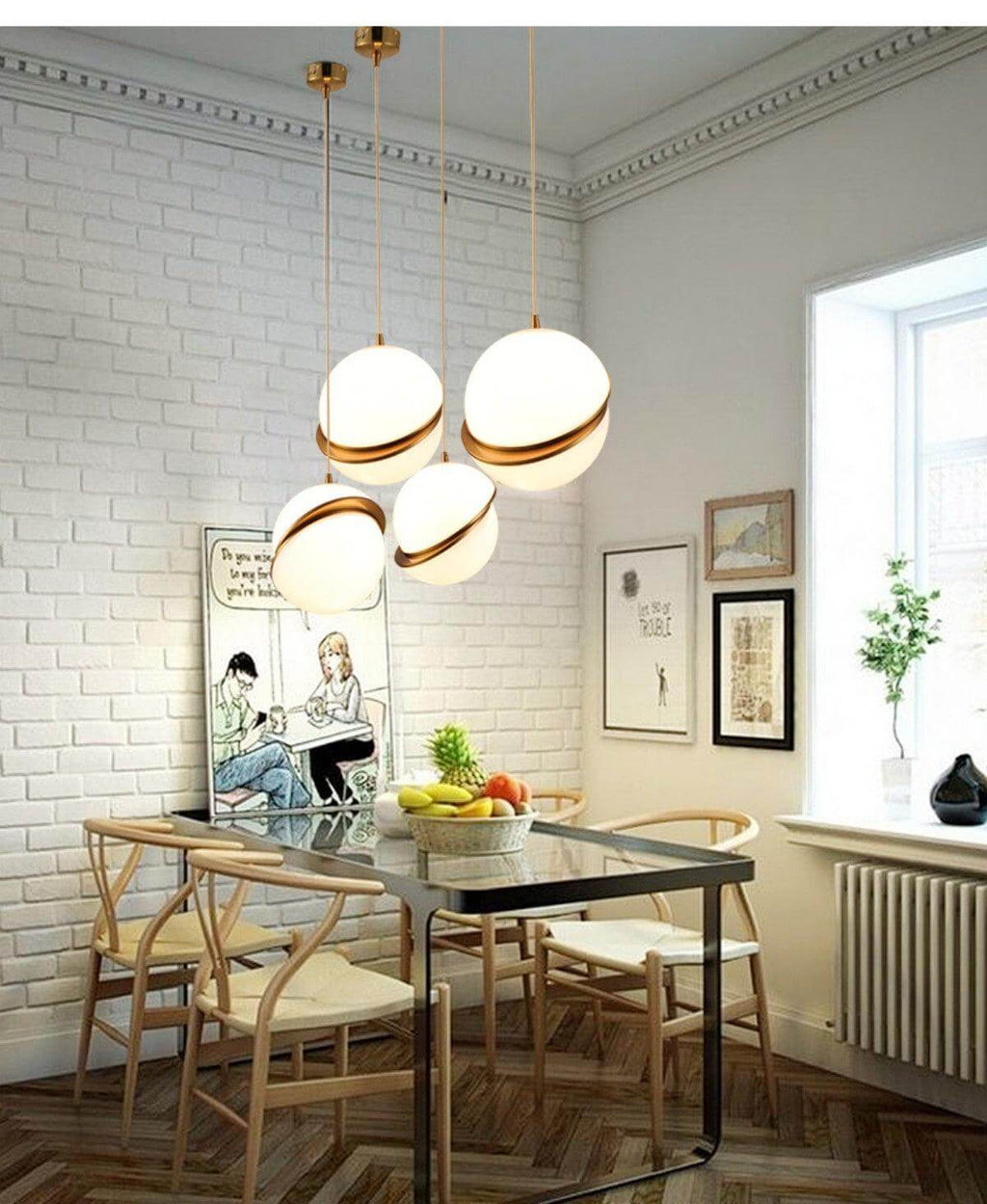 Crescent Pendant Lamp