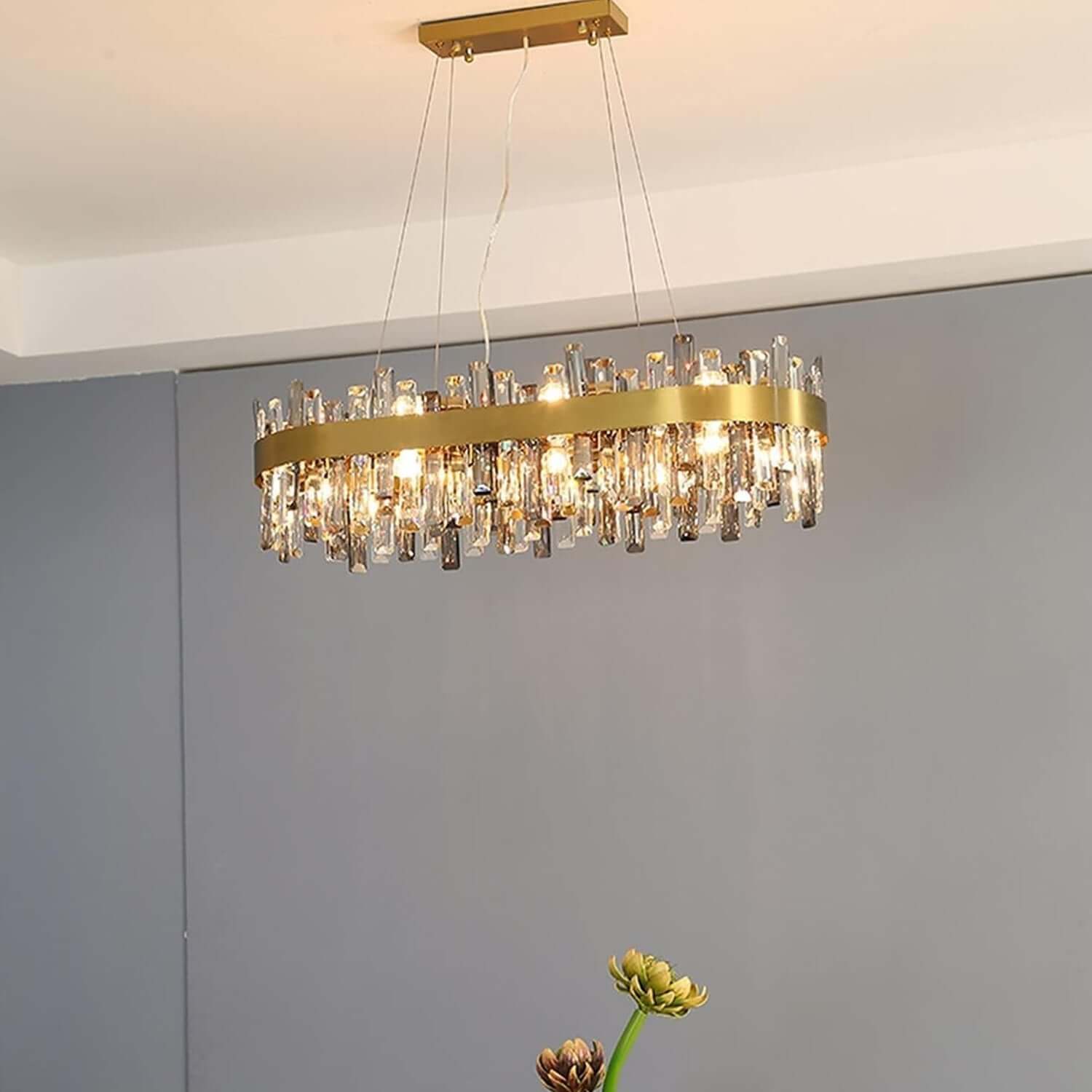 Crystal Cascade Chandelier