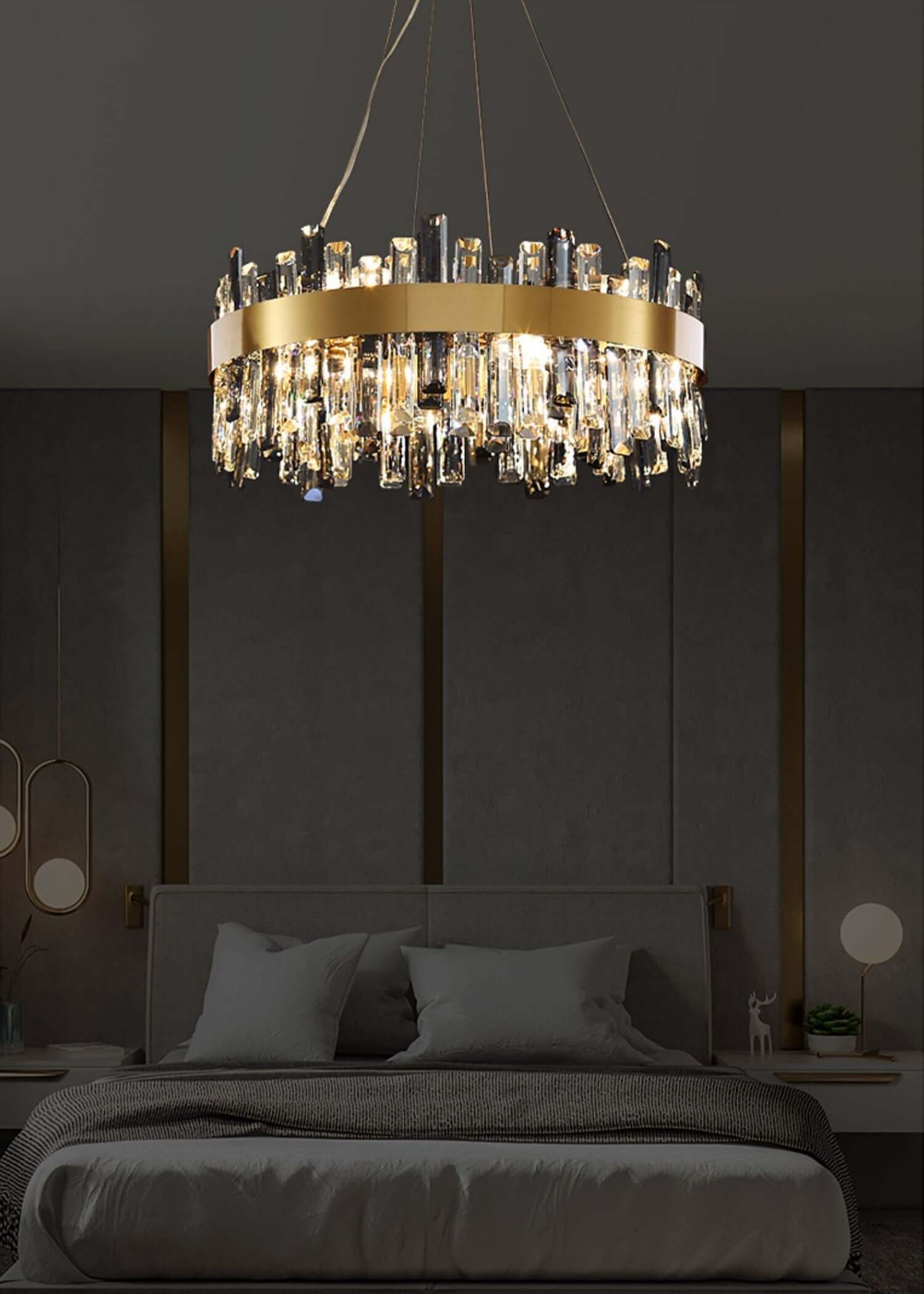 Crystal Cascade Chandelier