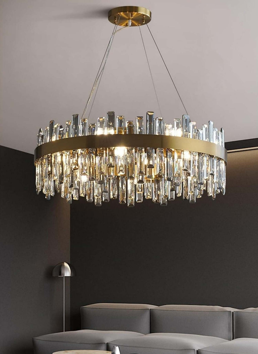 Crystal Cascade Chandelier