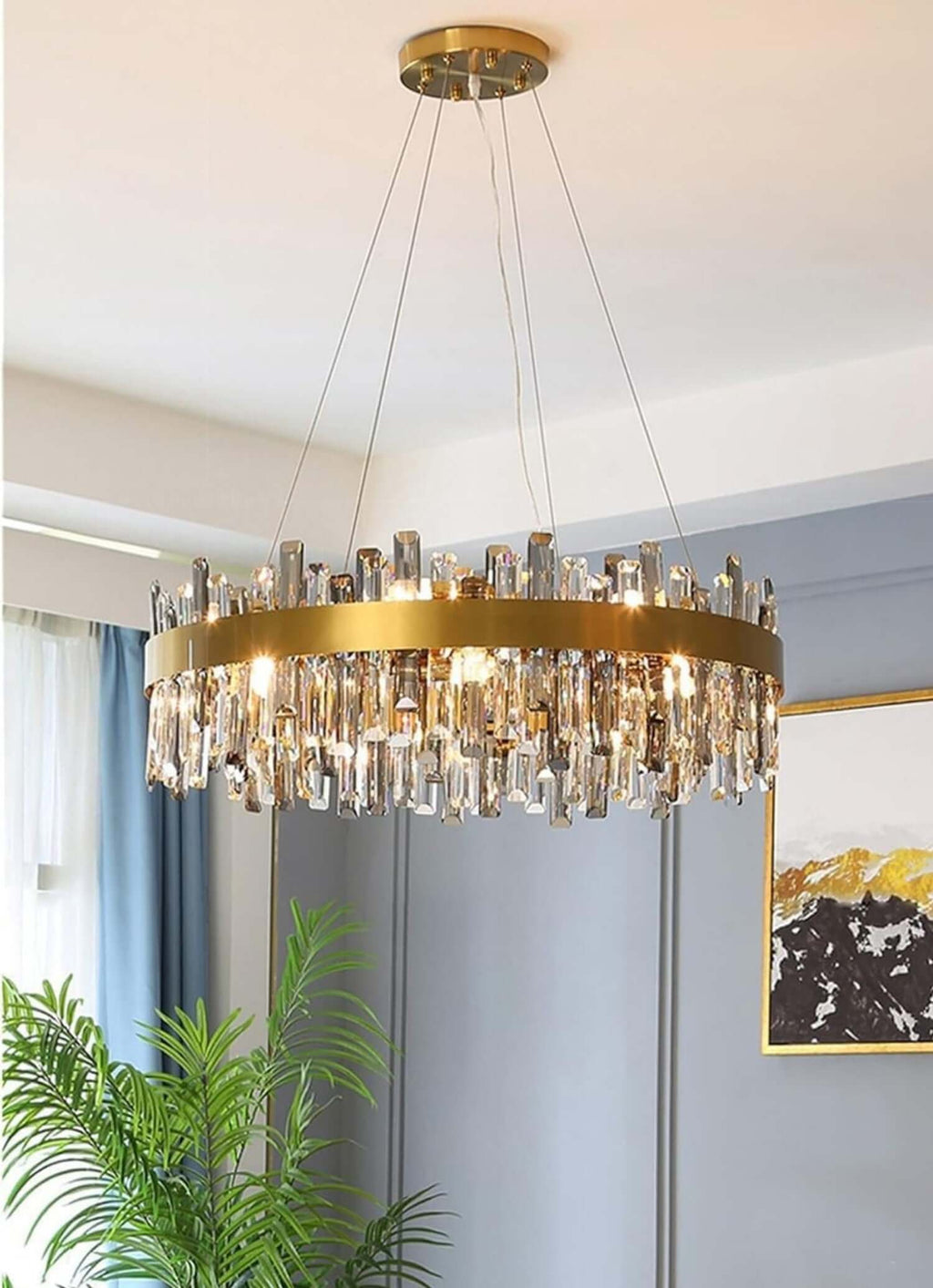 Crystal Cascade Chandelier