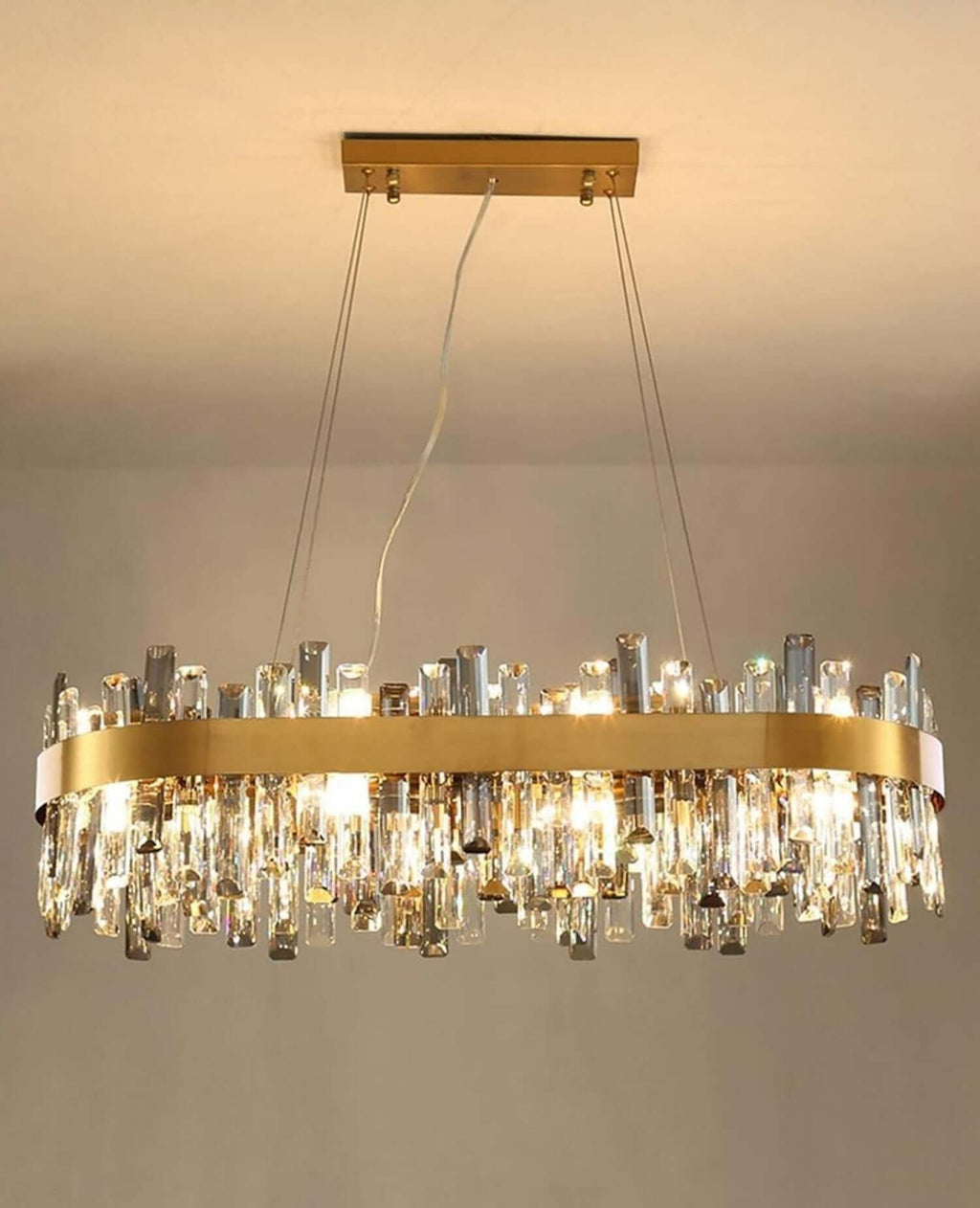 Crystal Cascade Chandelier