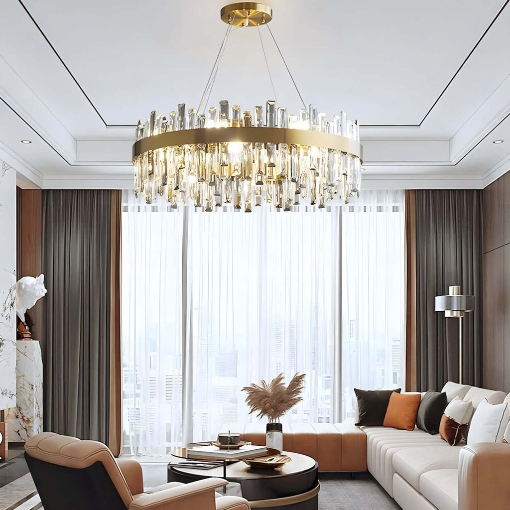 Crystal Cascade Chandelier