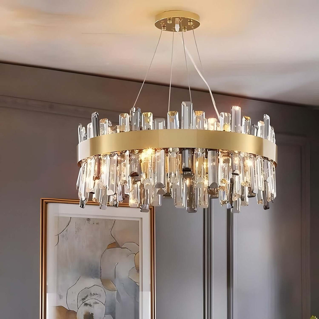Crystal Cascade Chandelier