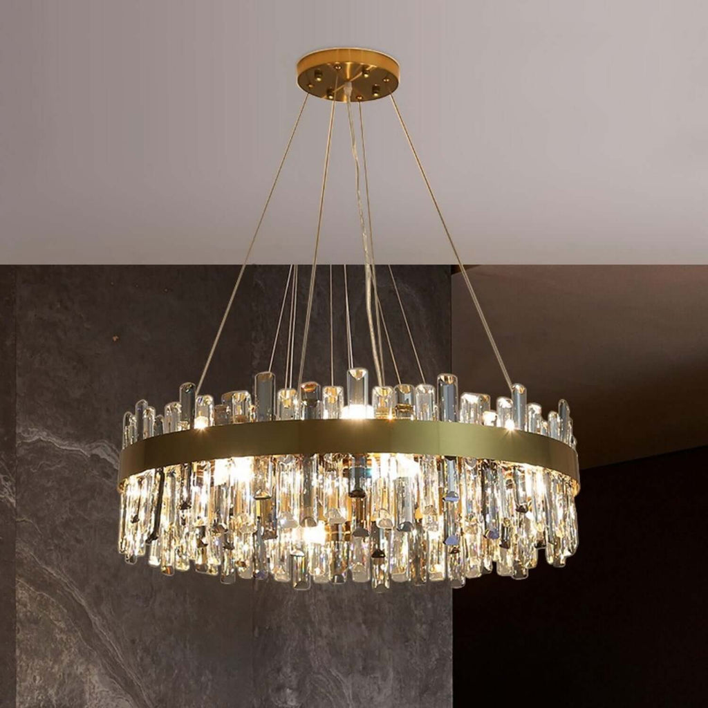 Crystal Cascade Chandelier
