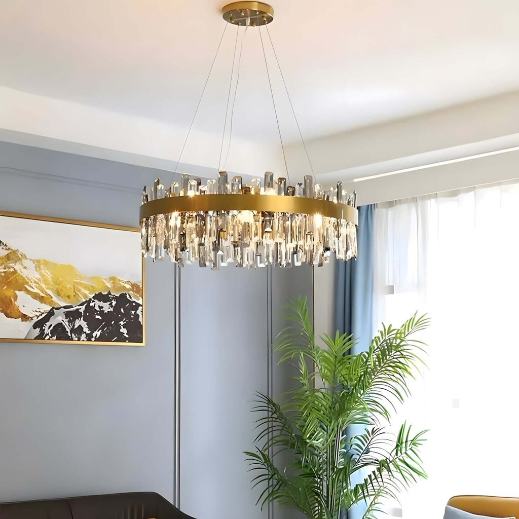 Crystal Cascade Chandelier