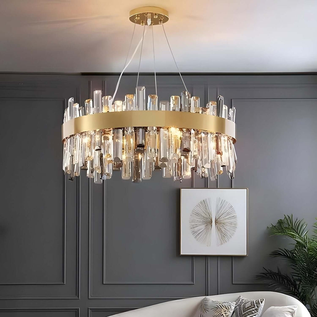 Crystal Cascade Chandelier