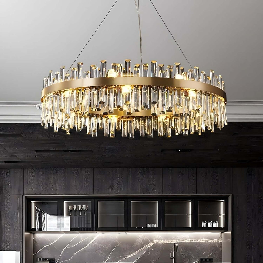 Crystal Cascade Chandelier