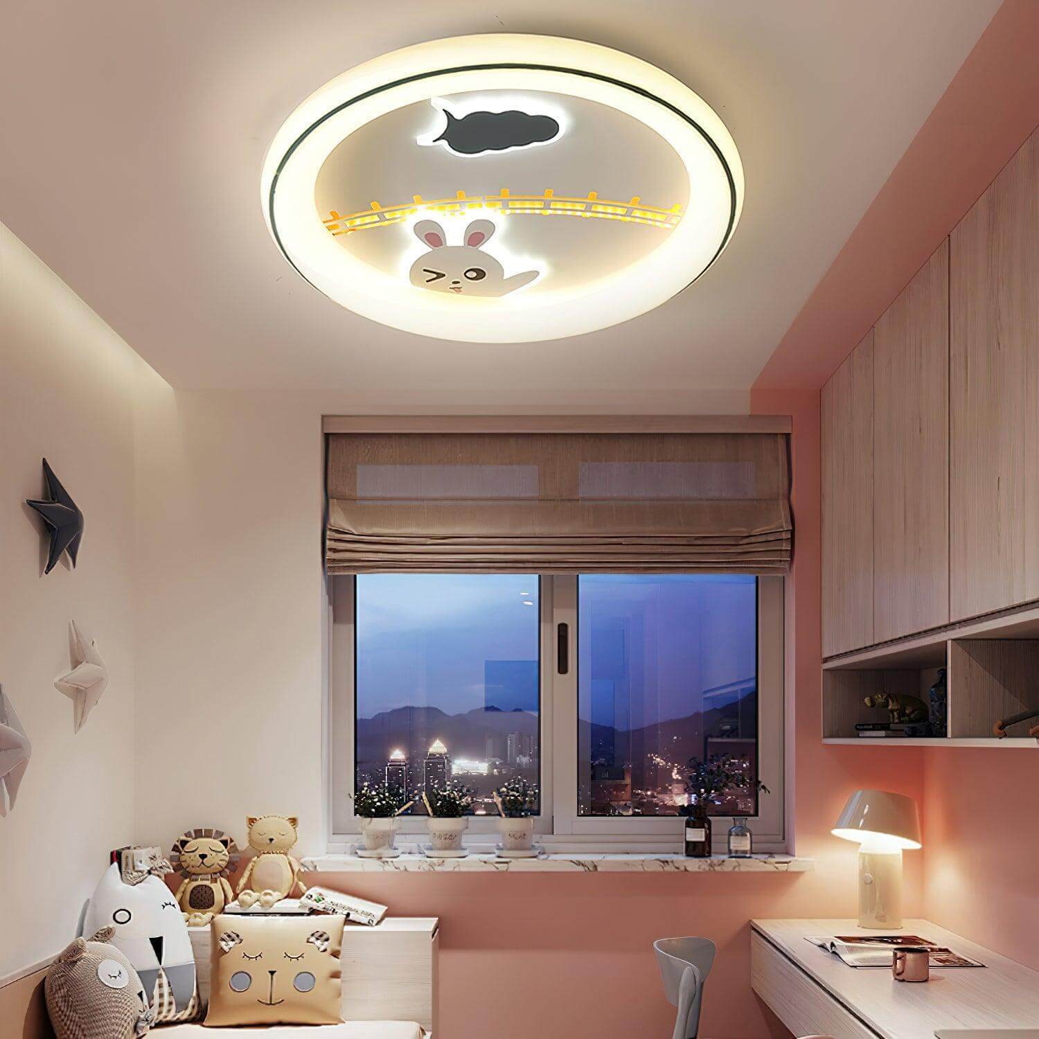 Cute Cartoon Ceiling Lamp