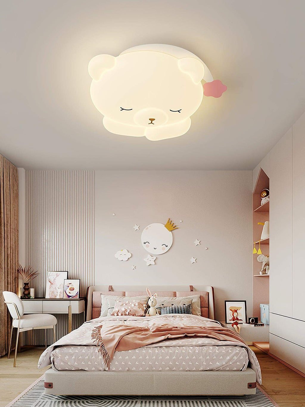 Cute Sleepy Bear Ceiling Lamp