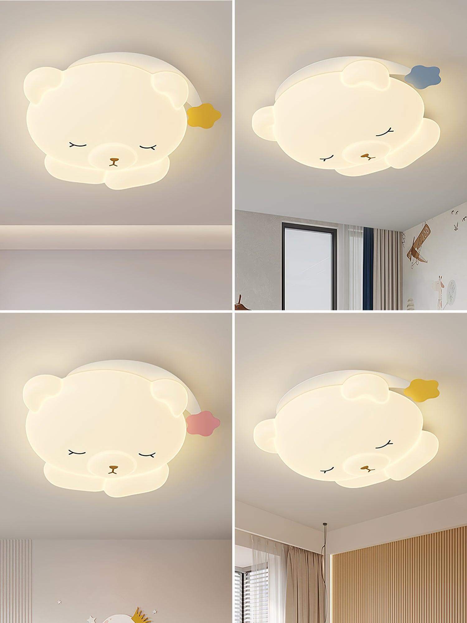 Cute Sleepy Bear Ceiling Lamp