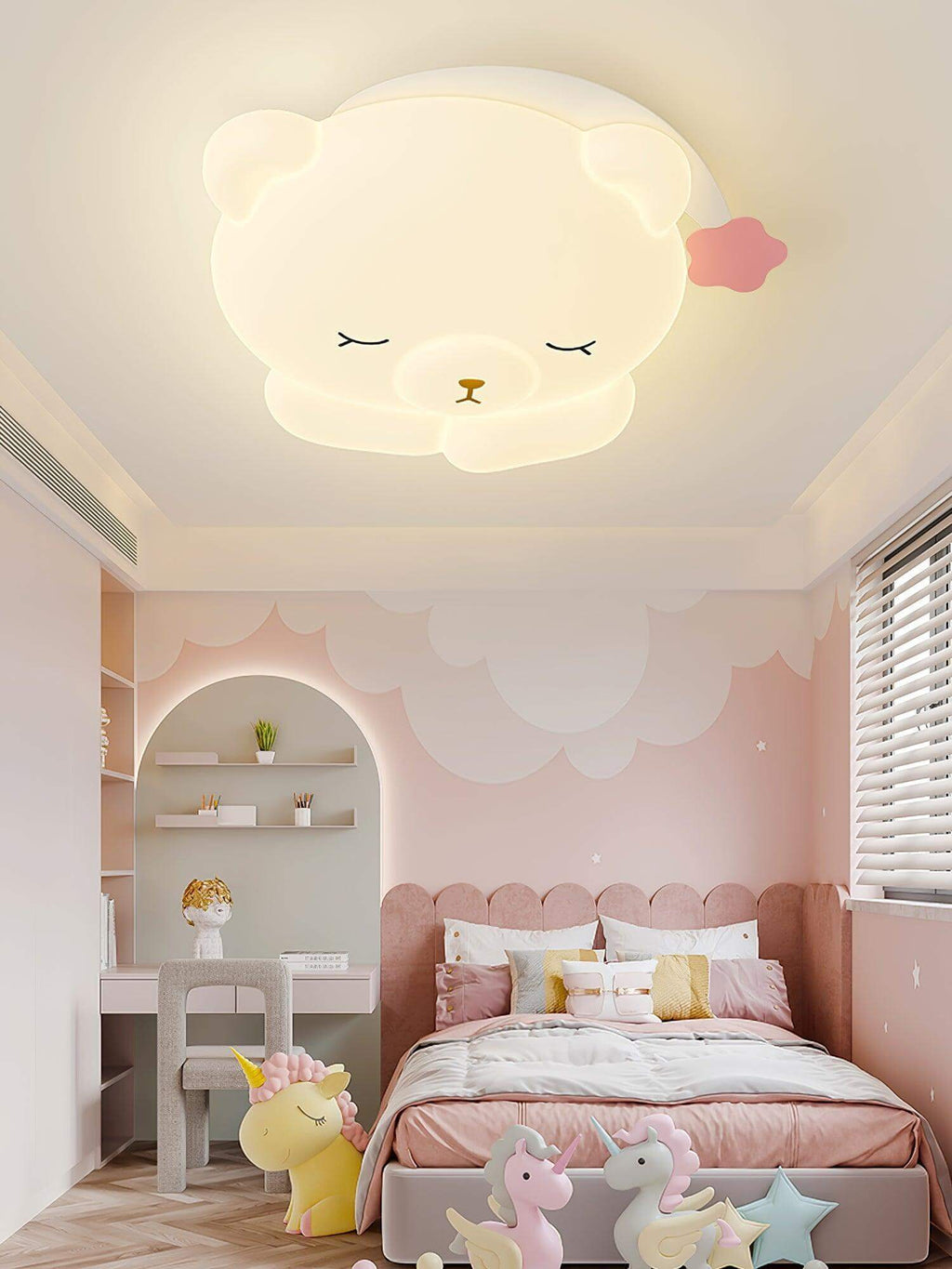 Cute Sleepy Bear Ceiling Lamp