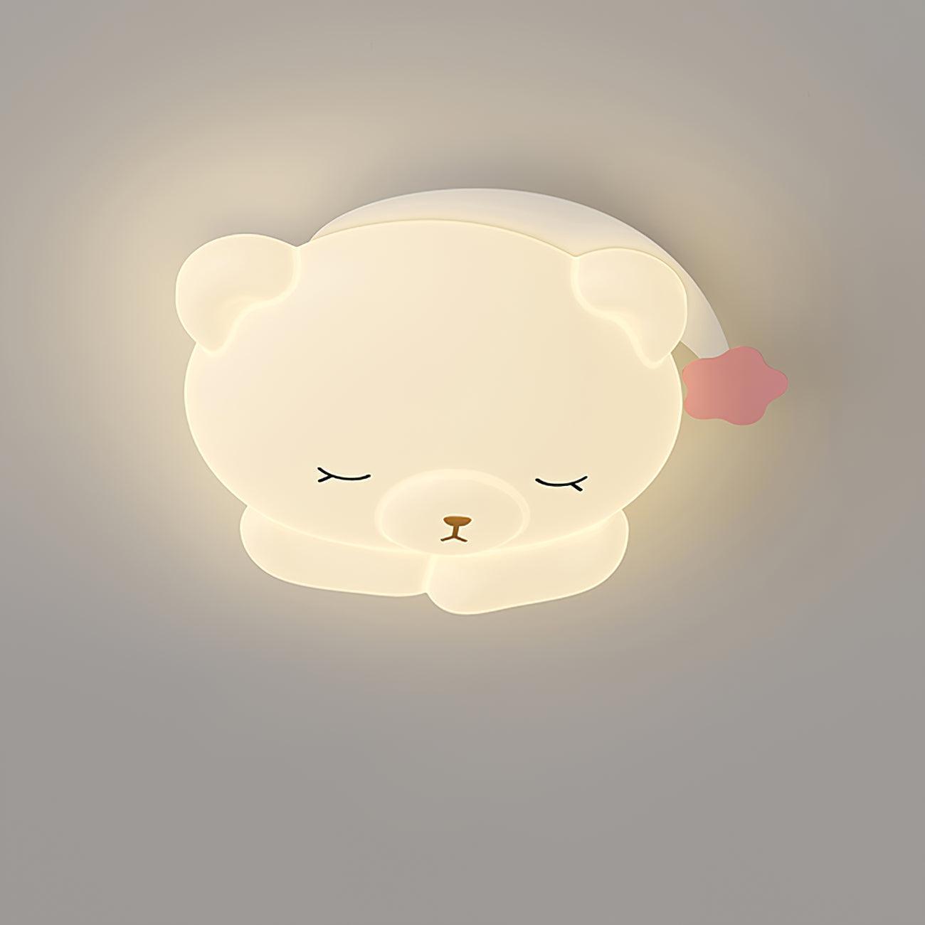 Cute Sleepy Bear Ceiling Lamp