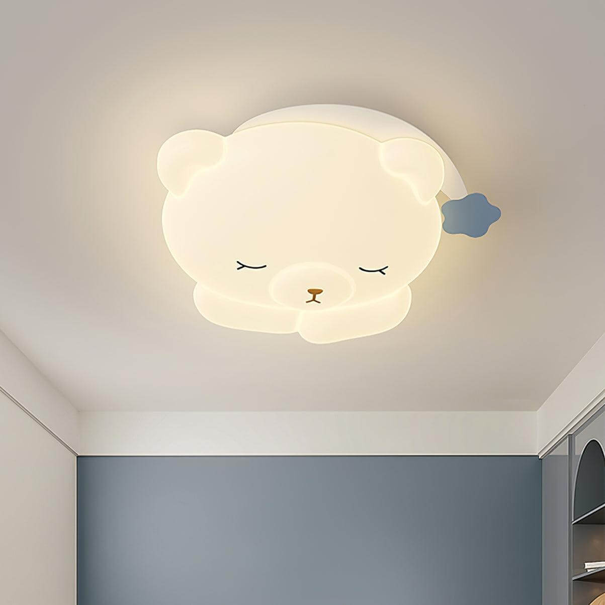 Cute Sleepy Bear Ceiling Lamp