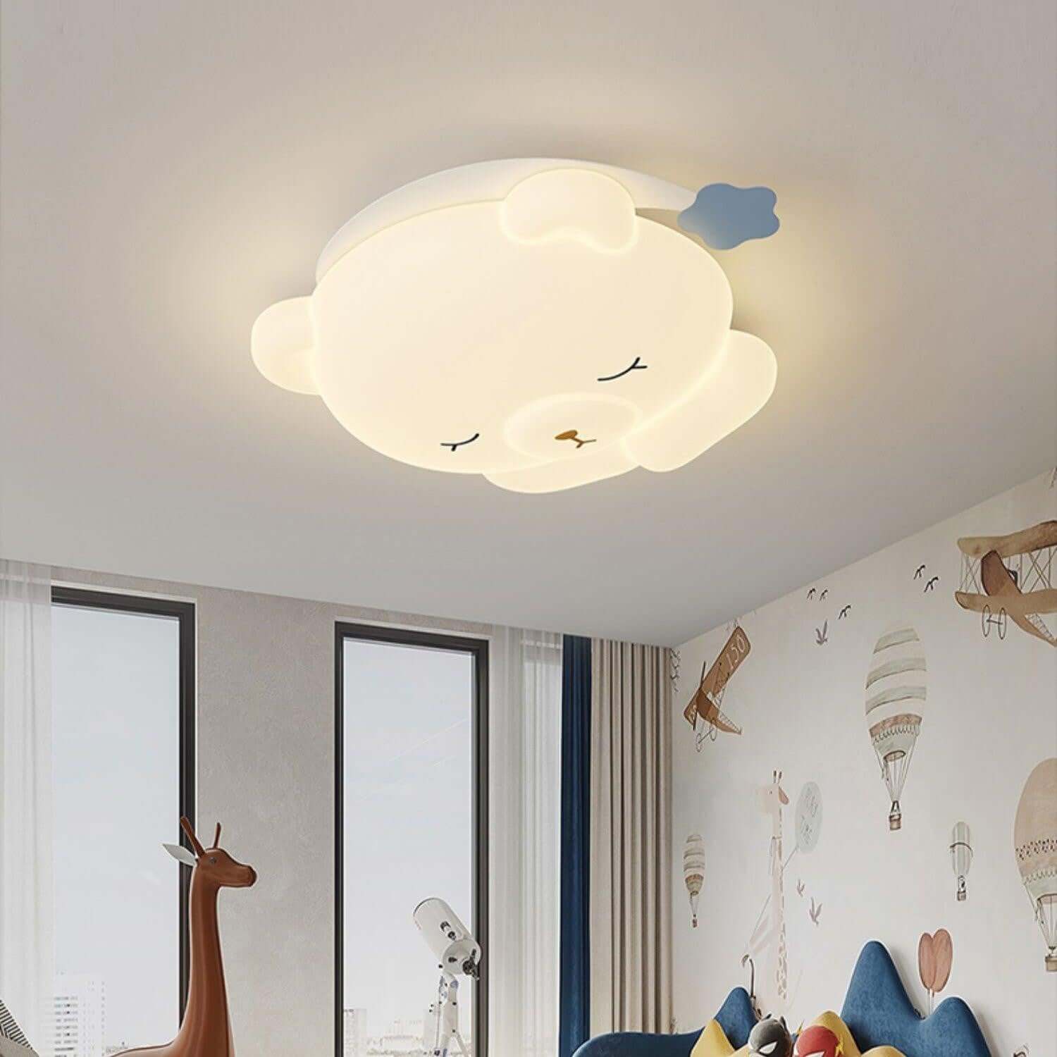 Cute Sleepy Bear Ceiling Lamp