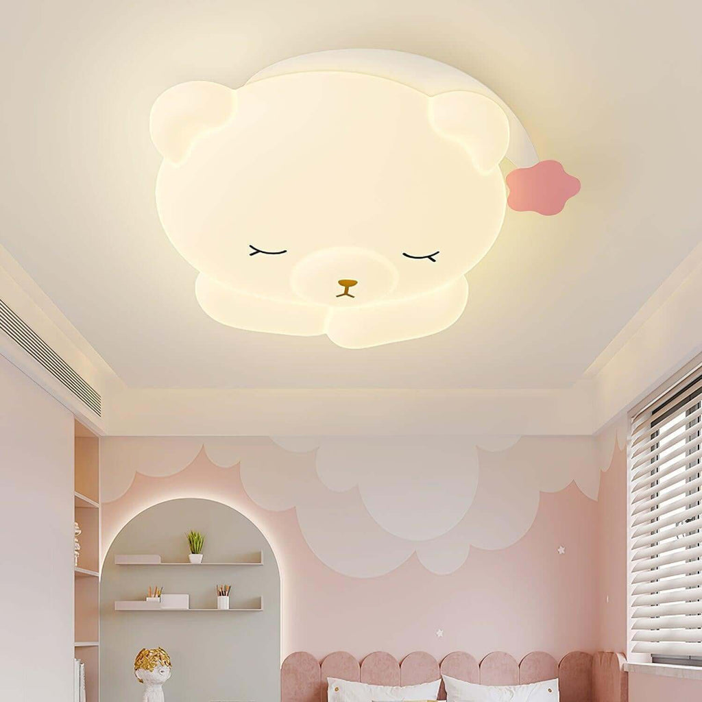 Cute Sleepy Bear Ceiling Lamp