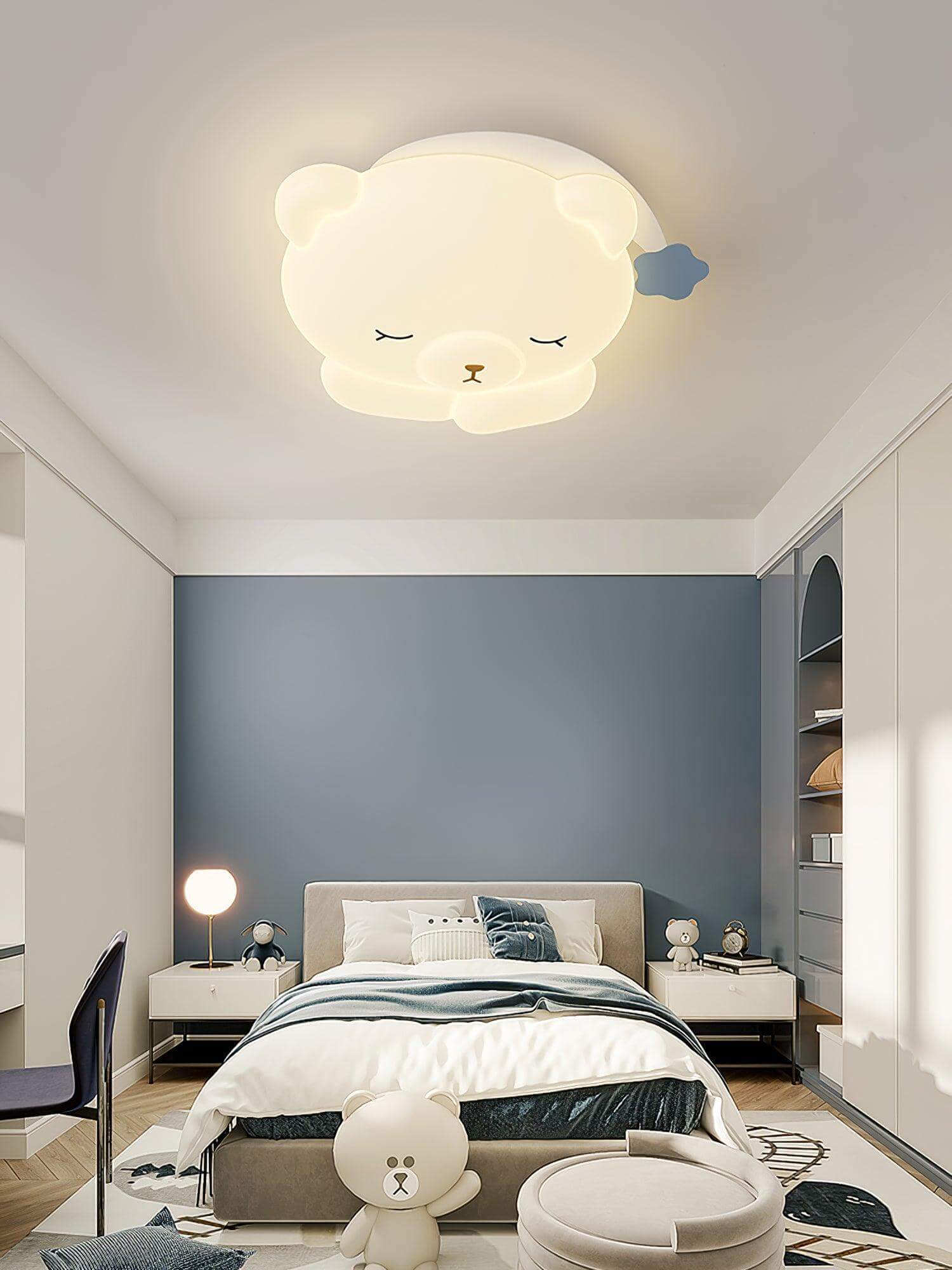 Cute Sleepy Bear Ceiling Lamp