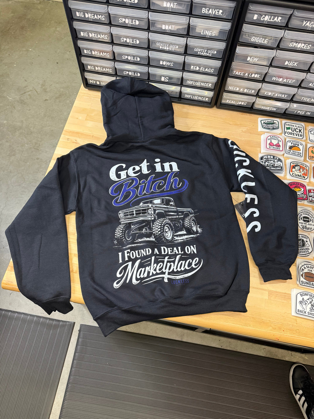 Get In Bitch I Found A Deal On Marketplace Hoodie
