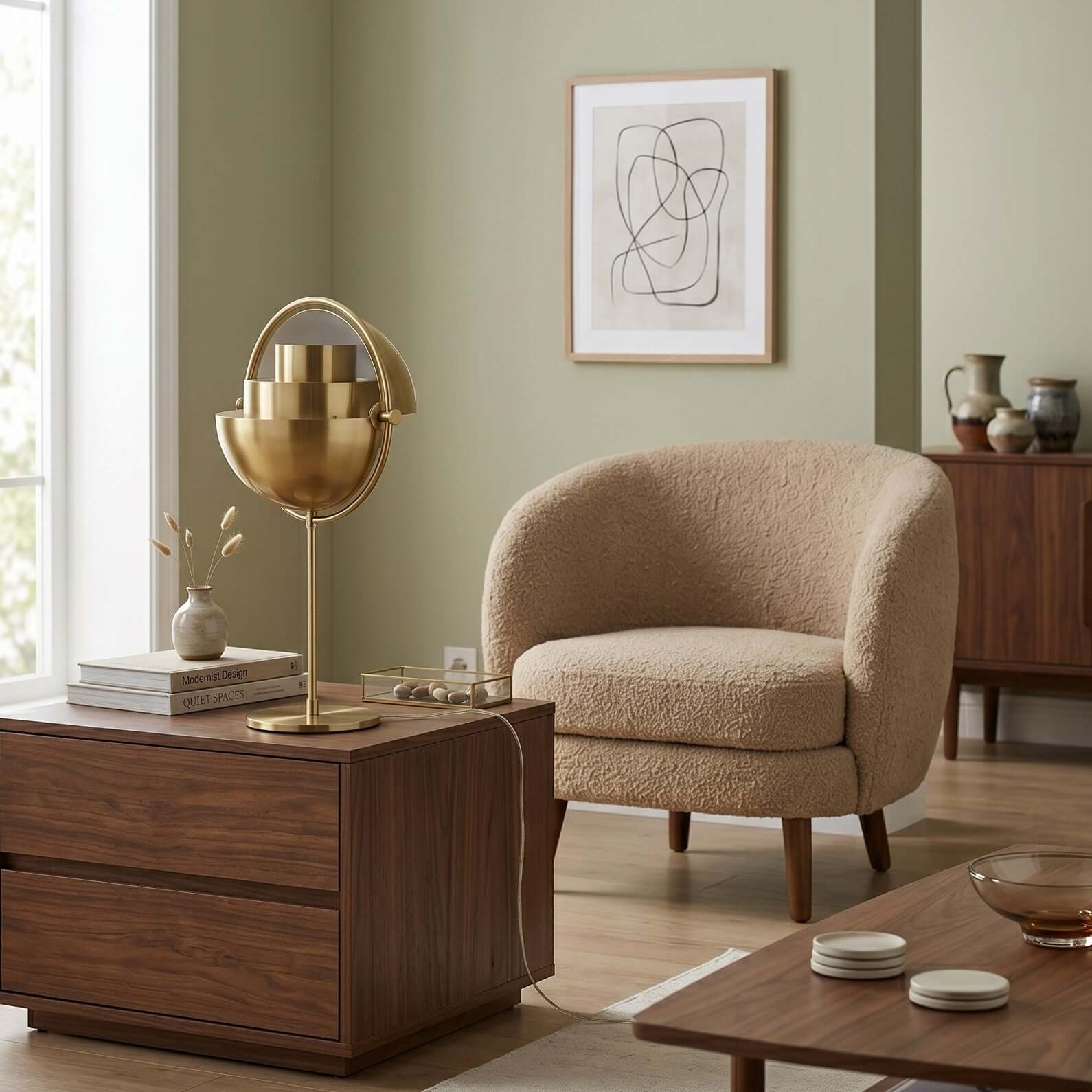 Deformed Ball Table Lamp