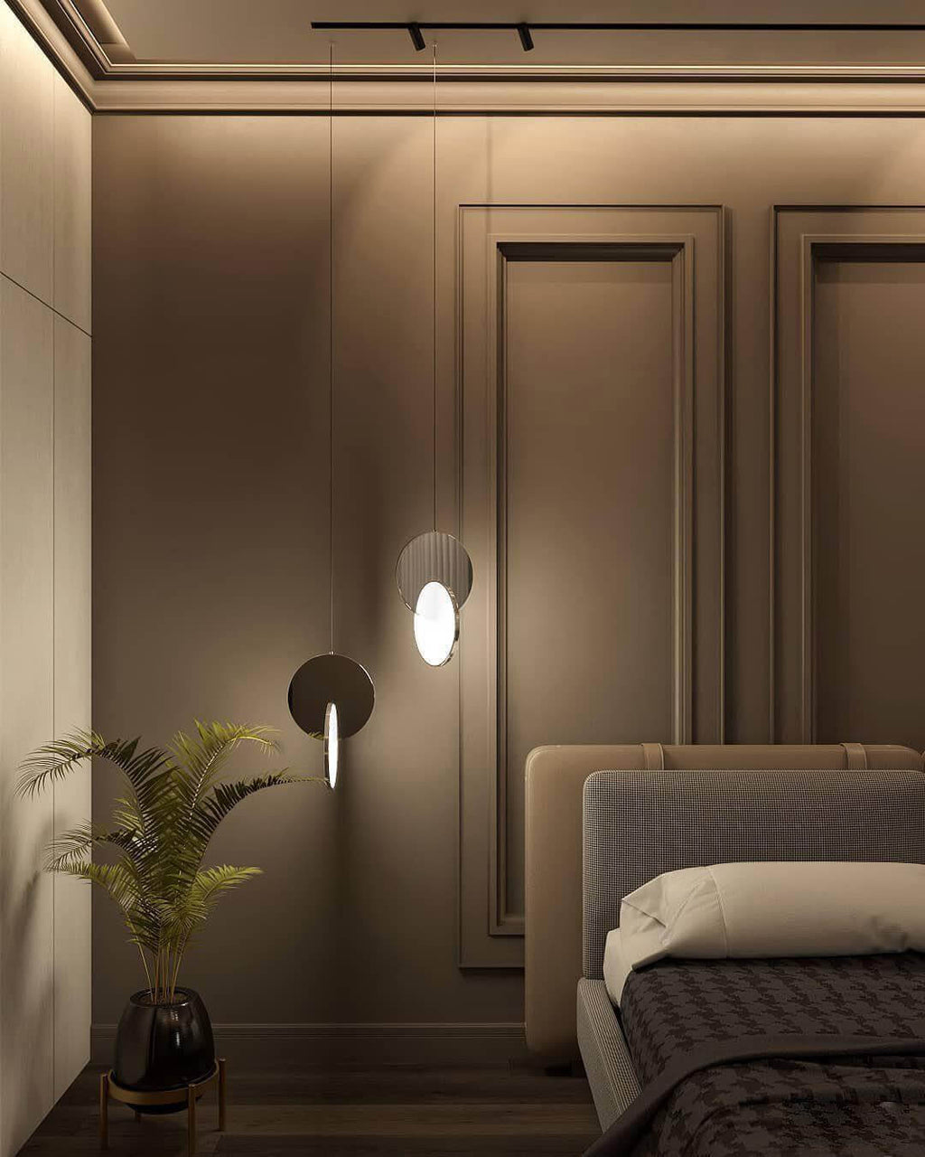 Interlocking Disc Pendant Light