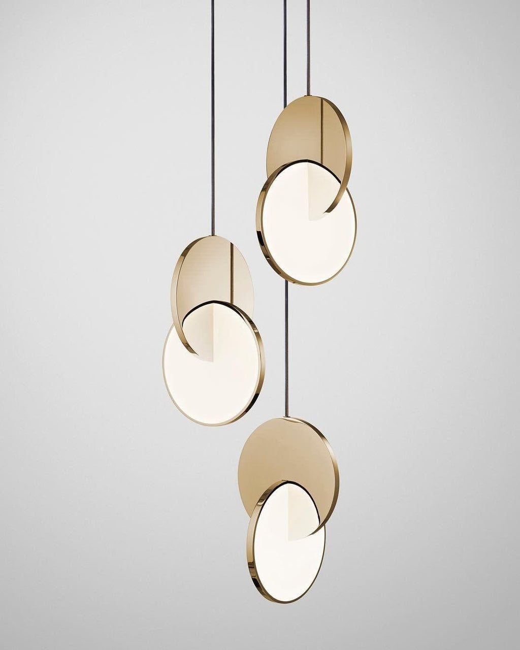 Interlocking Disc Pendant Light