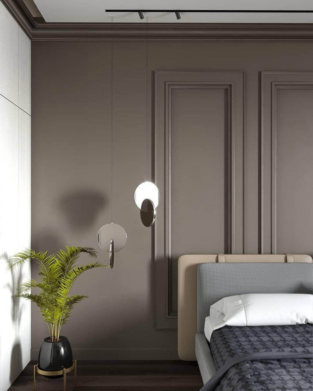 Interlocking Disc Pendant Light