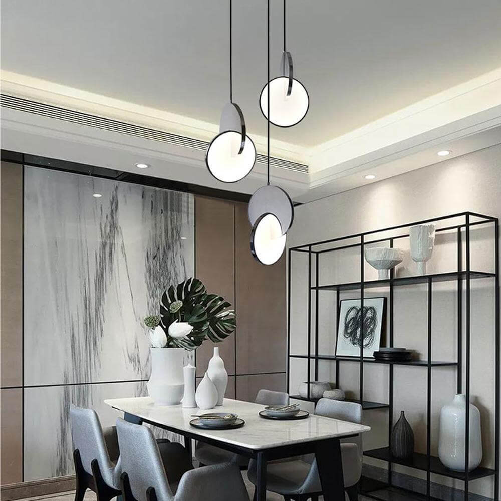 Interlocking Disc Pendant Light