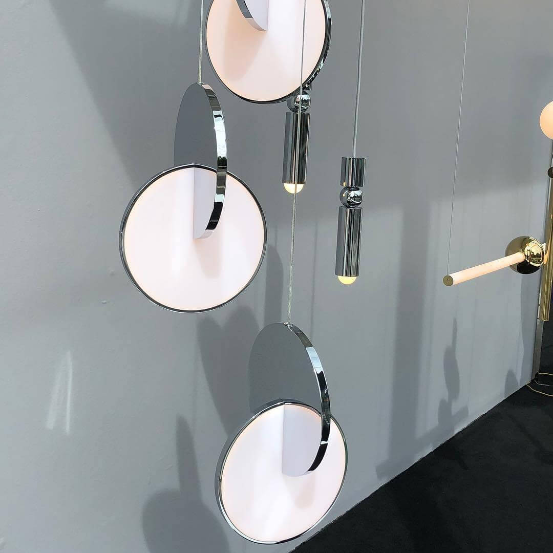 Interlocking Disc Pendant Light