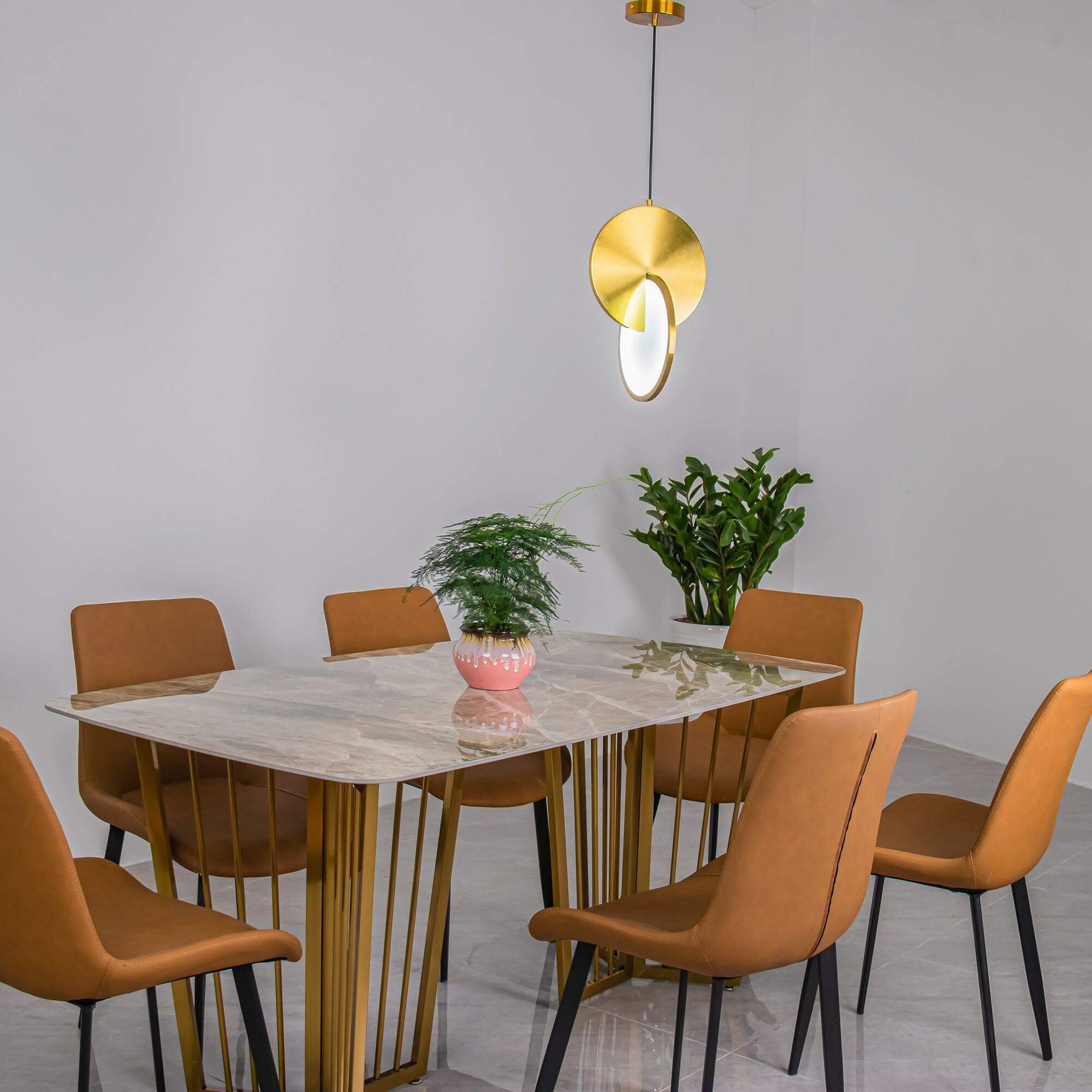 Interlocking Disc Pendant Light