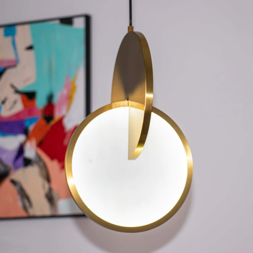 Interlocking Disc Pendant Light