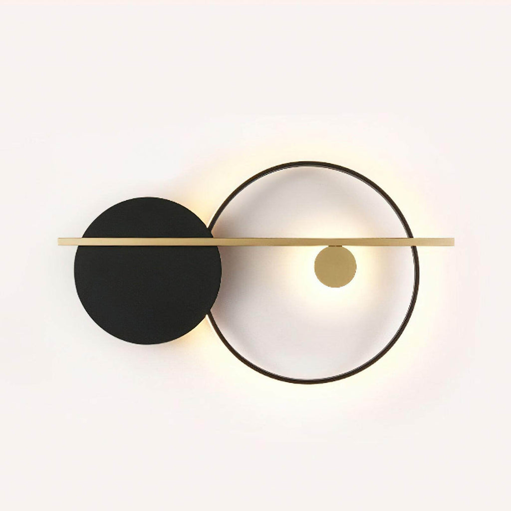 Double Round Wall Light