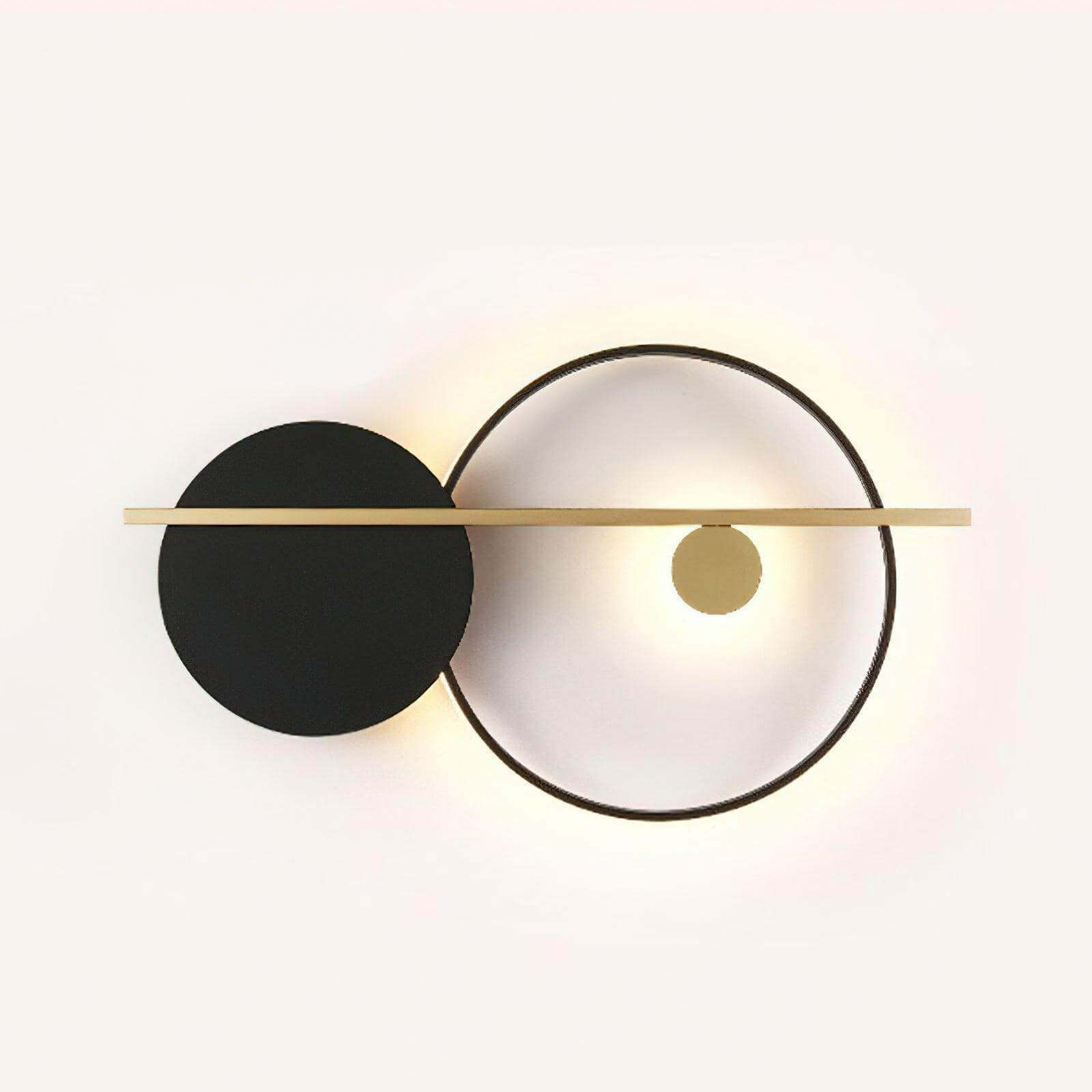 Double Round Wall Light