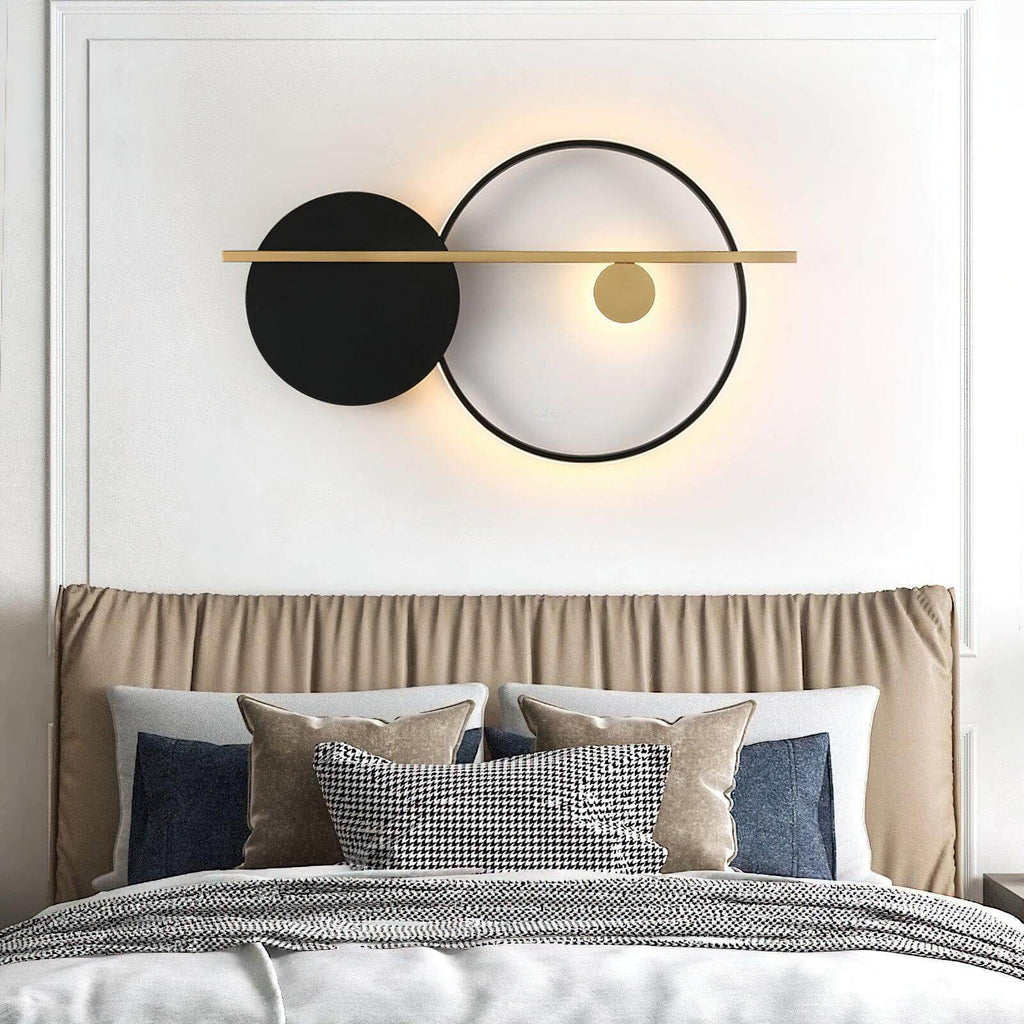 Double Round Wall Light