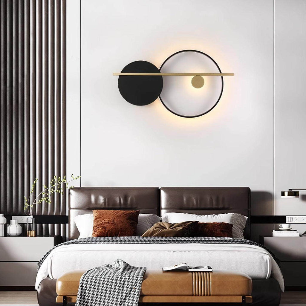 Double Round Wall Light