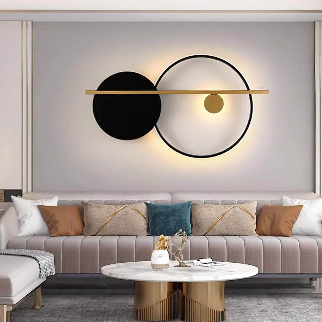 Double Round Wall Light