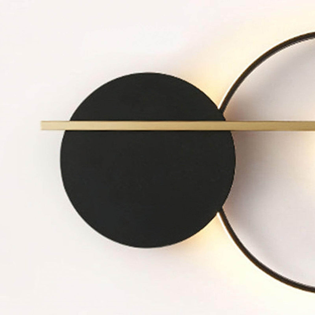 Double Round Wall Light