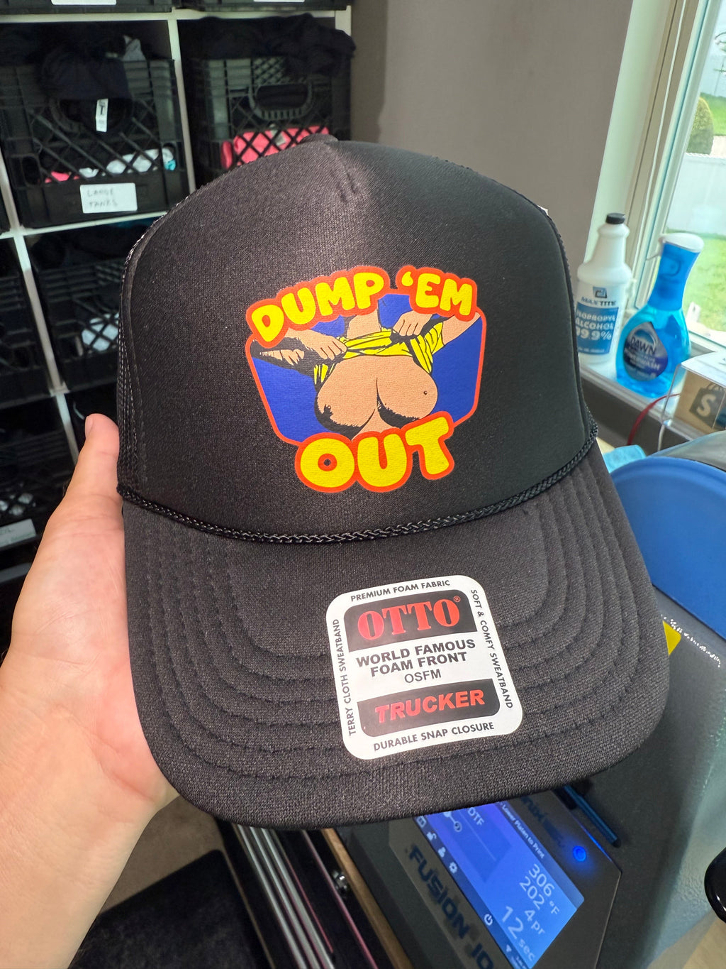 Dump Em Out Trucker Hat