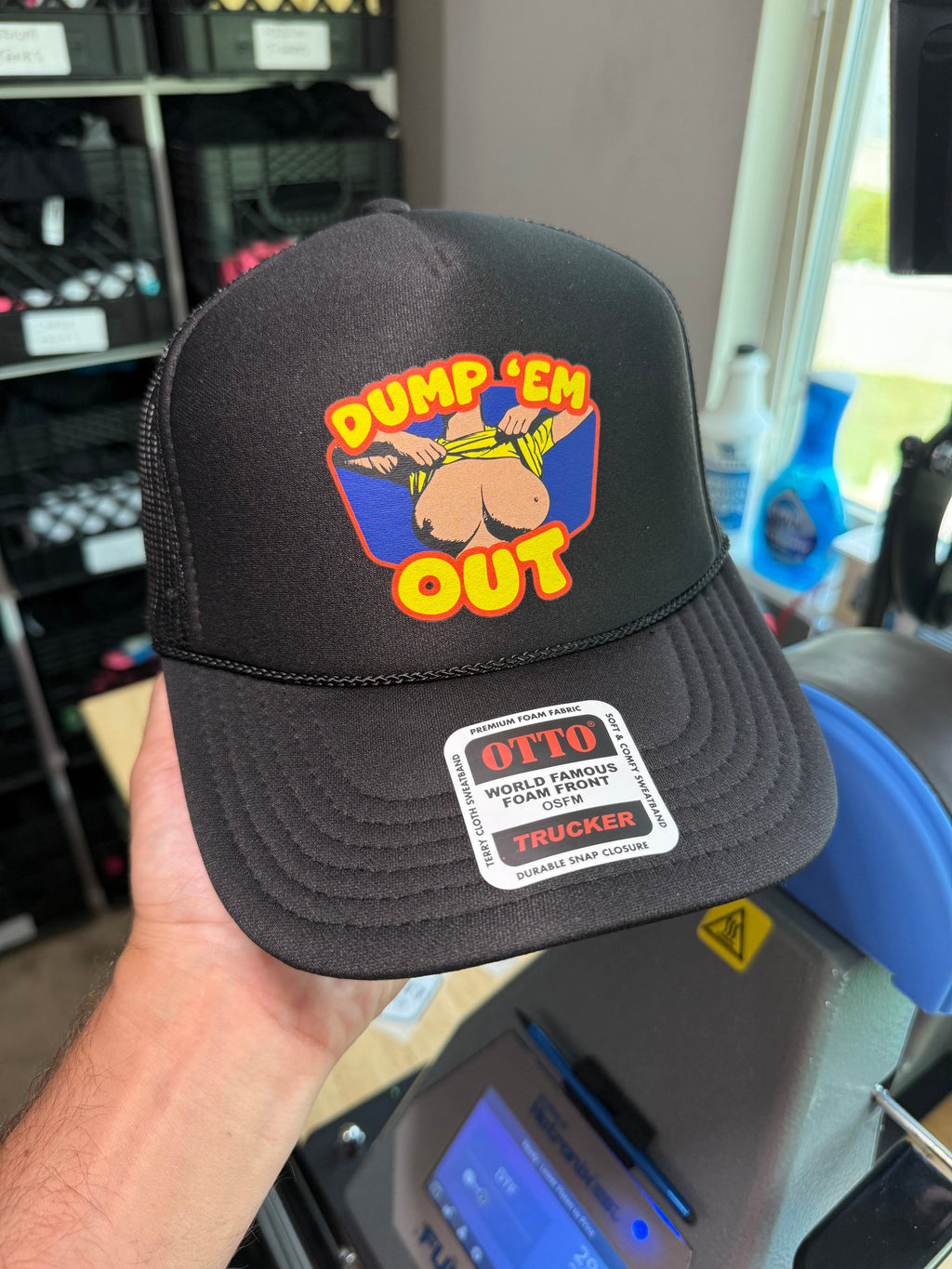 Dump Em Out Trucker Hat