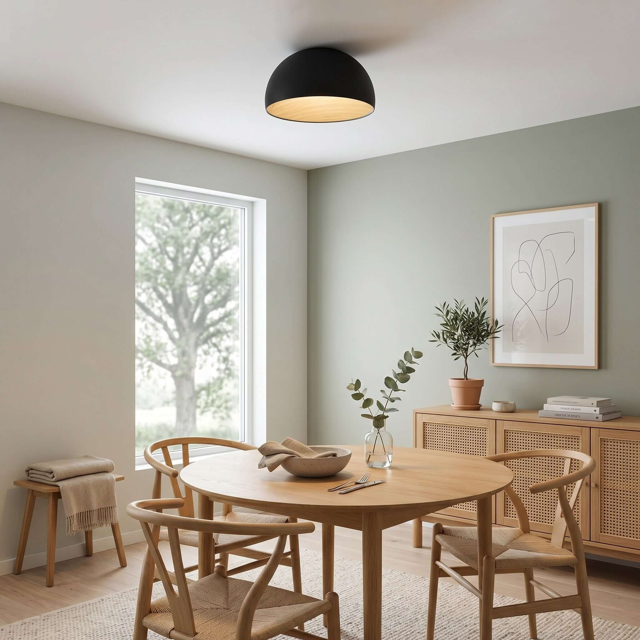 Duo Slanted Ceiling Lamp