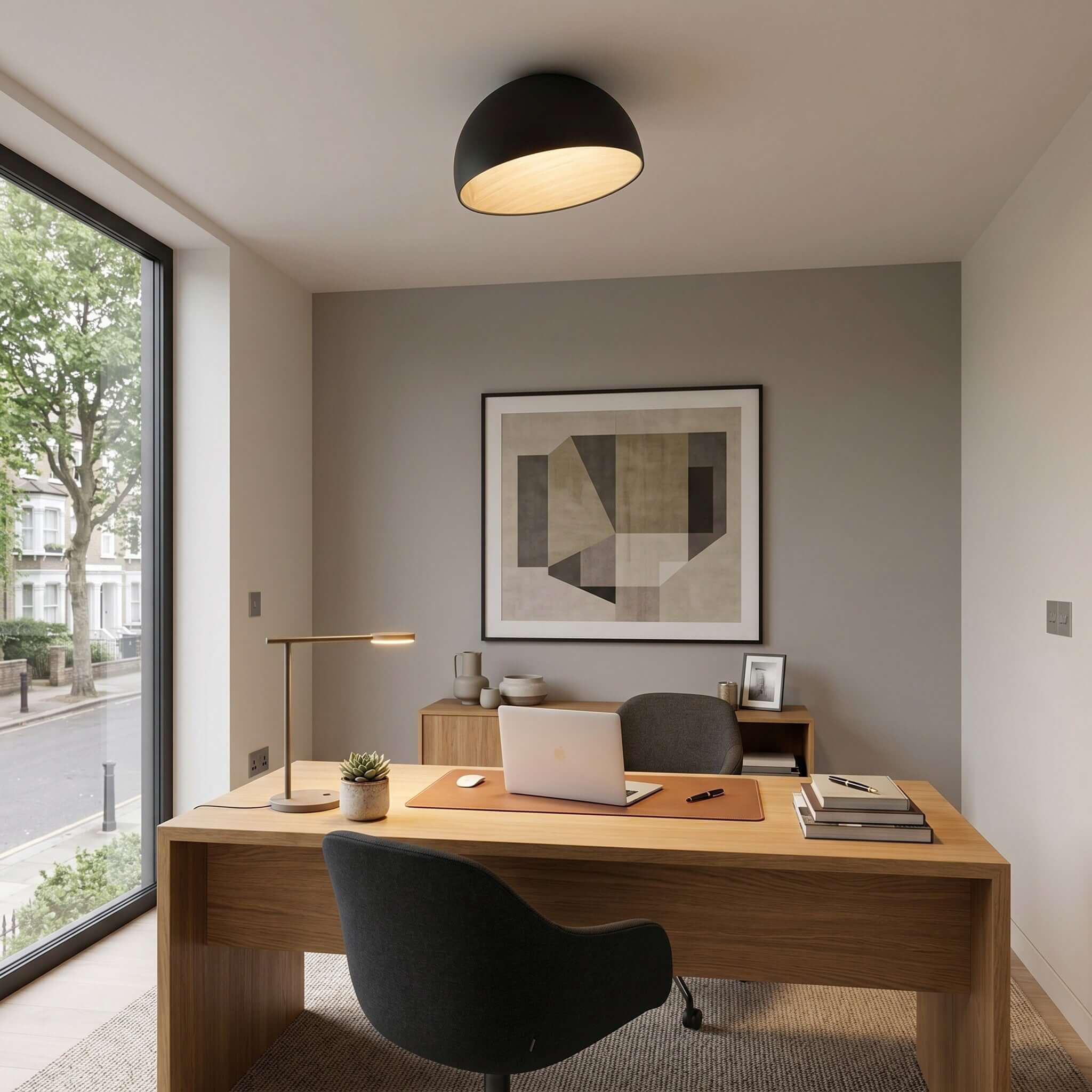 Duo Slanted Ceiling Lamp