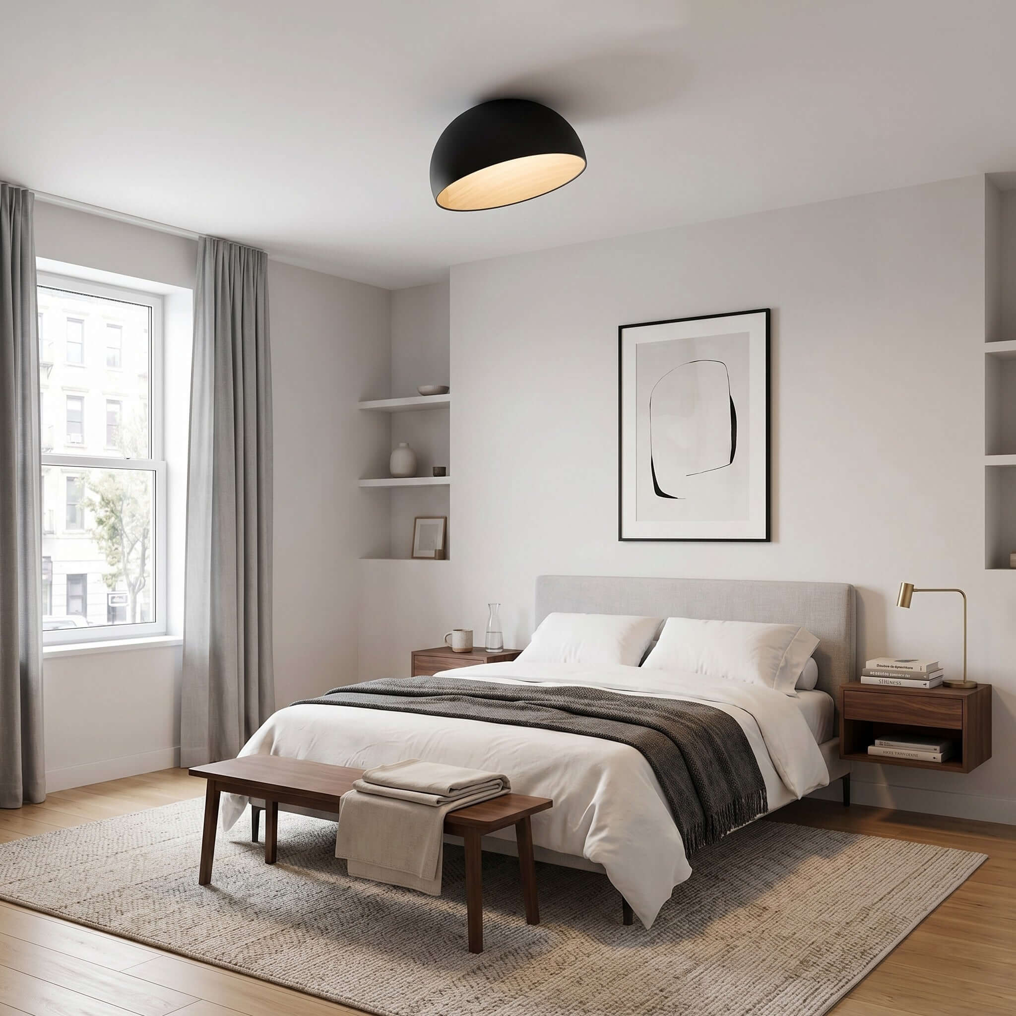 Duo Slanted Ceiling Lamp