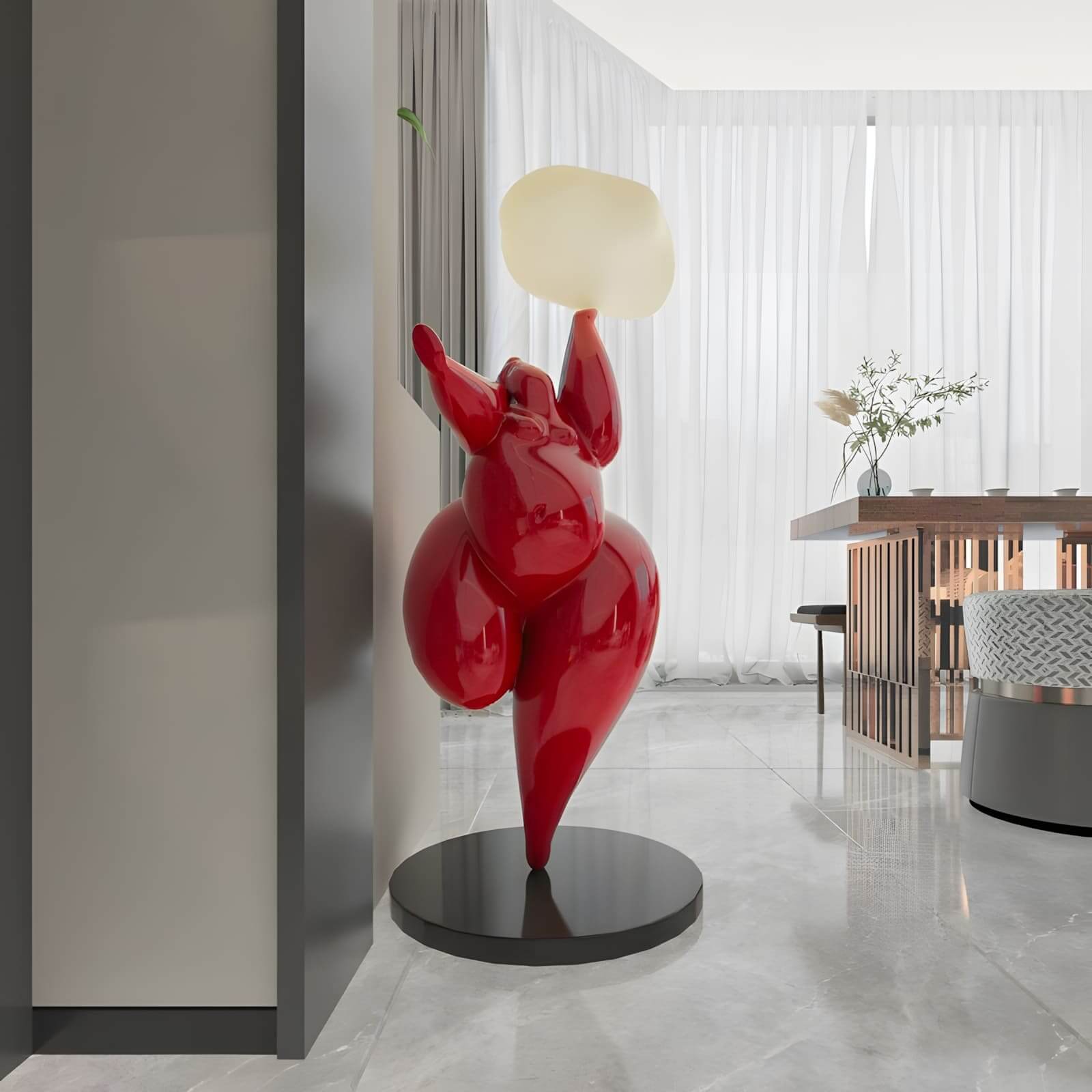 Duvani Sculpture Floor Lamp