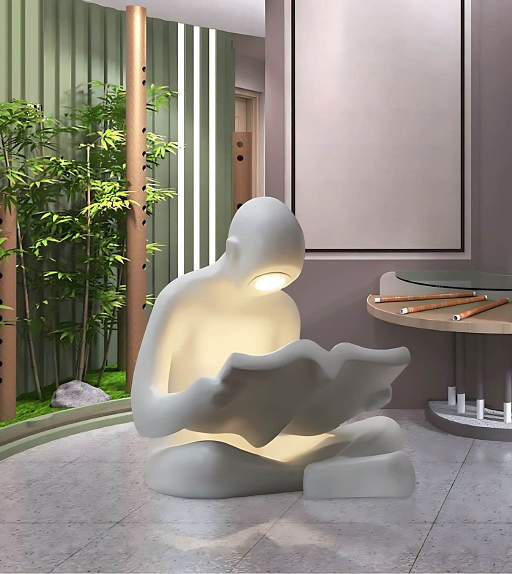 Elyvia Reading Sculpture Floor Lamp