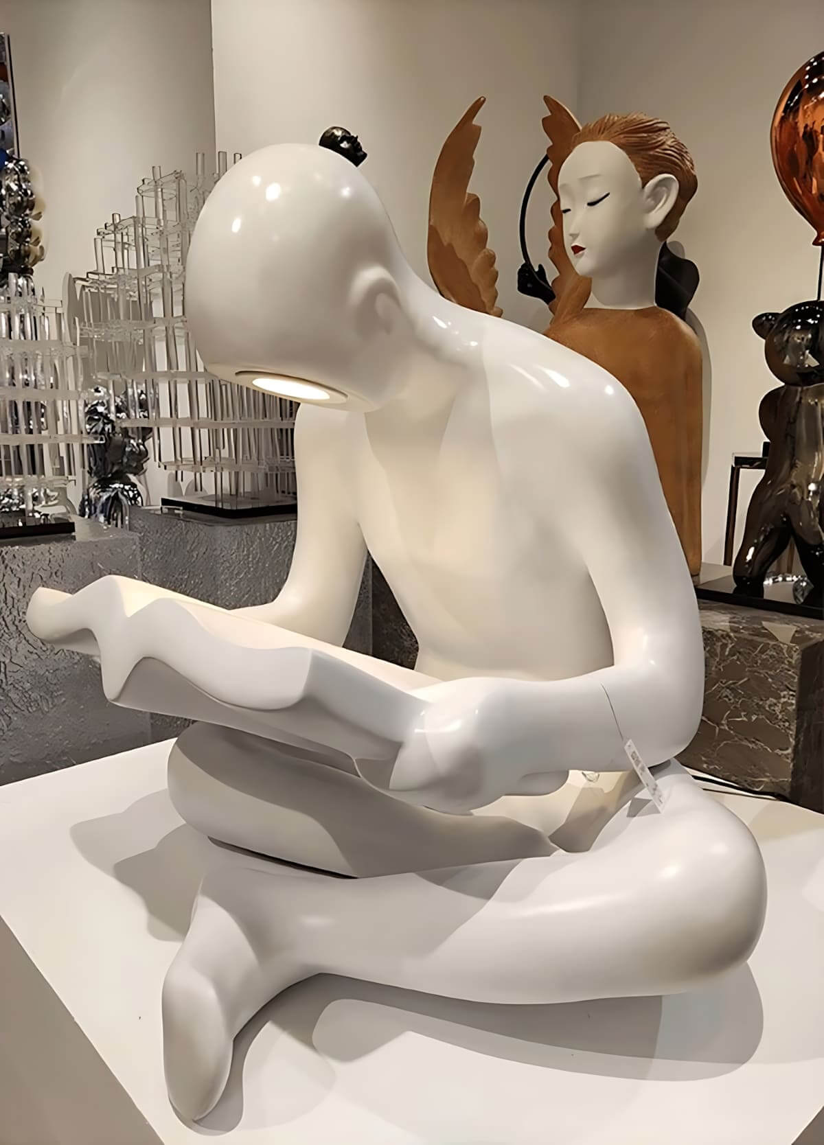 Elyvia Reading Sculpture Floor Lamp