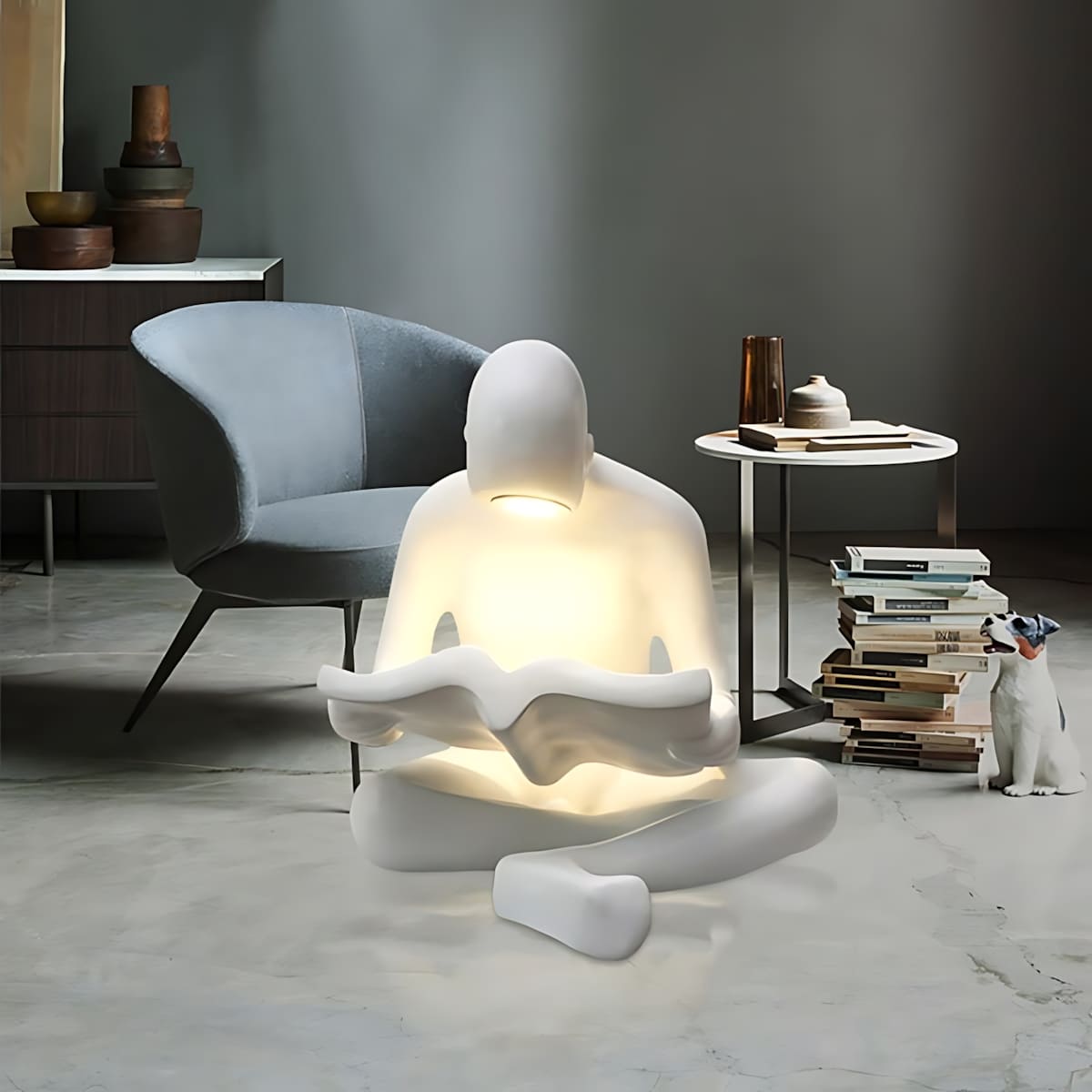 Elyvia Reading Sculpture Floor Lamp