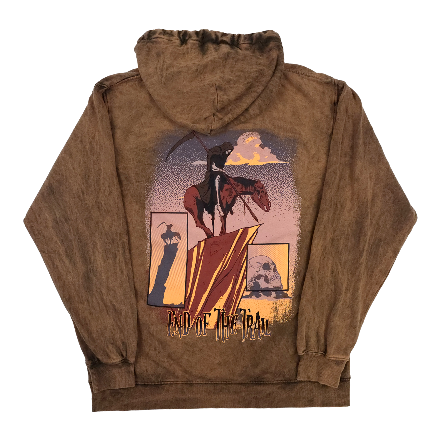 End of the Trail Pullover Hoodie Sun Burnt