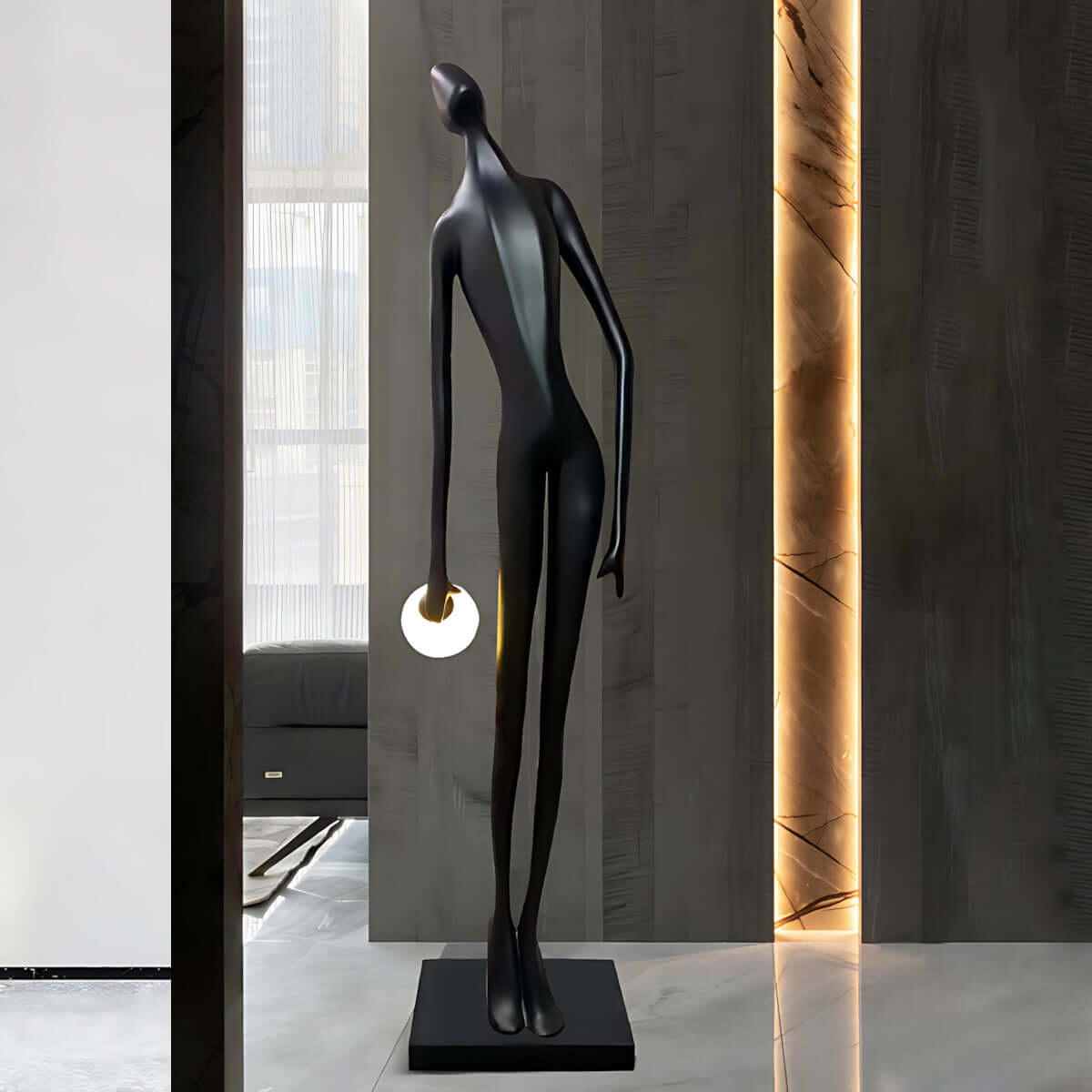 Eshvian Sculptural Floor Lamp