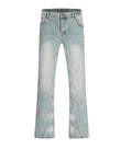 STONE ASTERISK FLARE DENIM